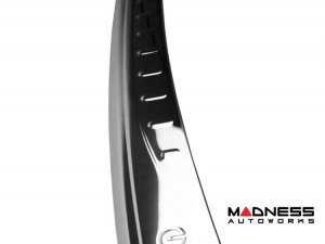 FIAT 500X Rear Bumper Sill Cover - Stainless Steel - Black Chrome Finished